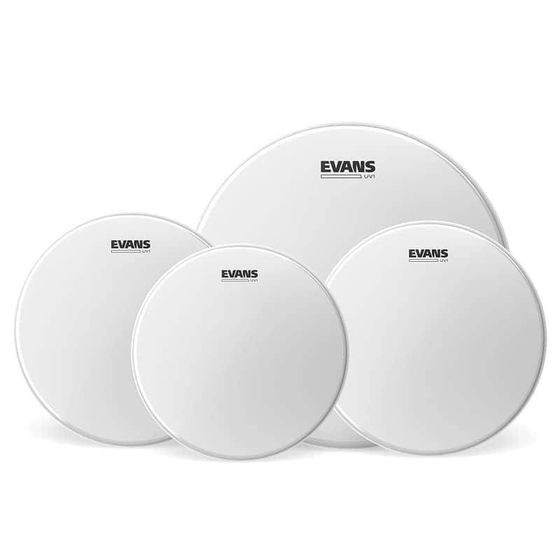 Evans UV1 Coated Drumhead Pack 12/13/16 w/FREE 14"