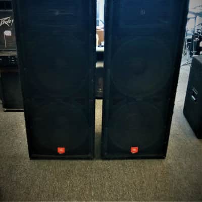 JBL JRX100 2-Way Passive PA Speakers Pair With Dual 15" Woofers Tested Work image 1