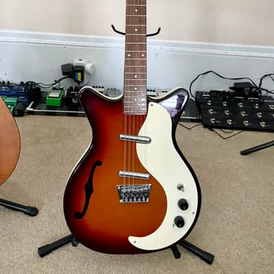 Danelectro 59M 12-String 2010s - Cherry Sunburst image 3