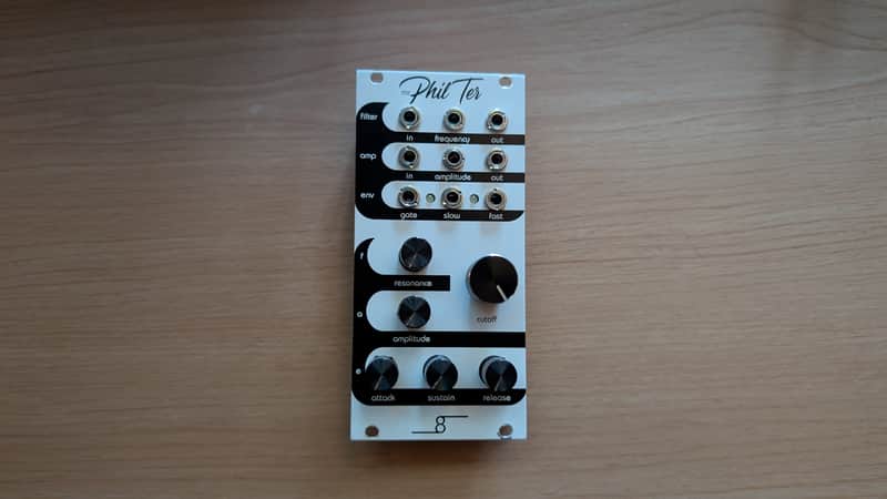 Cre8Audio Mr. Phil Ter (Filter, Env Generator, VCA) Eurorack Module (White) image 1