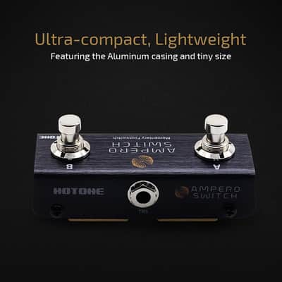 Hotone Ampero Switch 2-Way Momentary Dual Footswitch Foot Controller 1/4-Inch Pedal Switcher (FS-1(Ampero Switch)) image 5