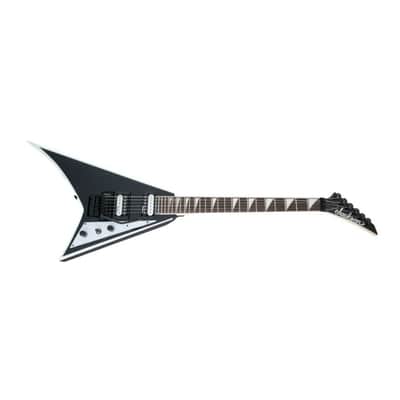 Jackson JS Series Rhoads JS32 6-String Right-Handed Electric Guitar with Poplar Body, Maple Neck, and Amaranth Fingerboard (Black with White Bevels) image 4