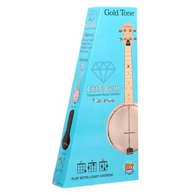 Gold Tone Little Gem (Diamond): See-Through Banjo-Ukulele with Bag image 12