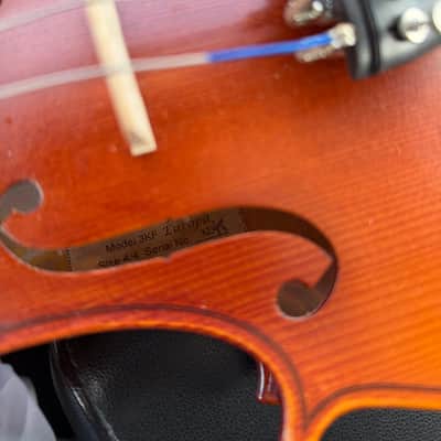 Knilling P4KF Bucharest 4/4 Full-Size Student Violin Outfit 2010s - Natural image 4