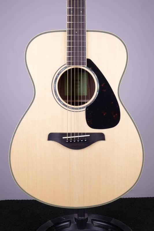 Yamaha FS830 Concert Acoustic Guitar - Natural Solid Spruce Top image 1