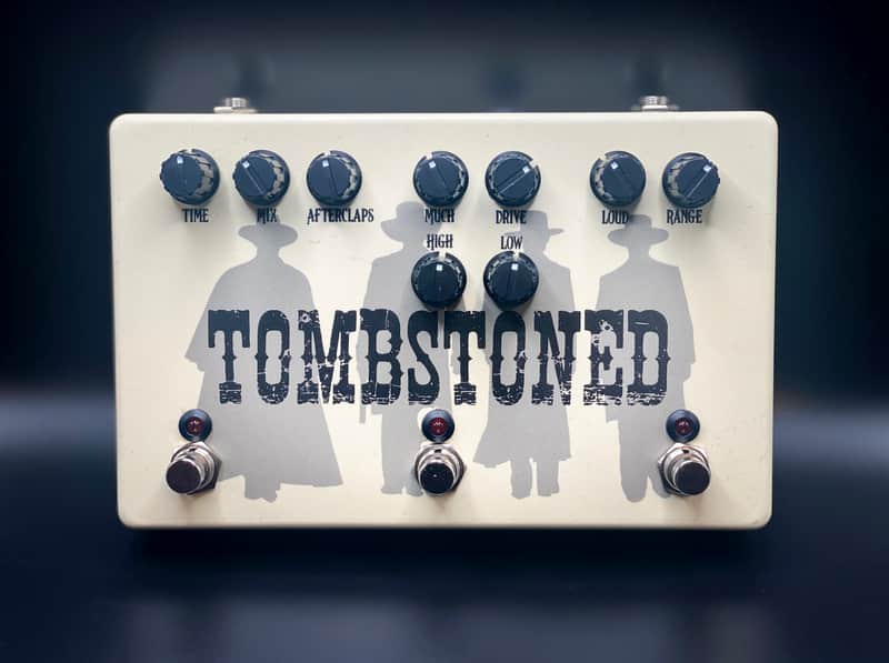 Compressor, Overdrive, Slap Delay - Country Guitar Pedal - TOMBSTONED image 1