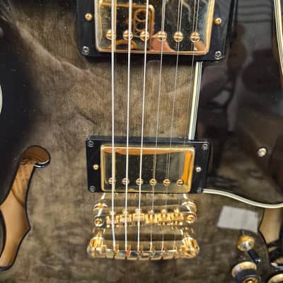 Ibanez AM93 TKS 5B-01 Trans Black Semi-Hollow Electric Guitar image 6