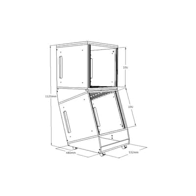 Sessiondesk ALEA (Studiorack, Siderack) Neu, OV, (UVP: 549€) image 5