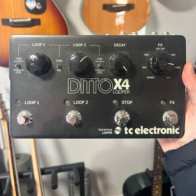 TC Electronic Ditto X4 Looper 2016 - Present - Black image 1