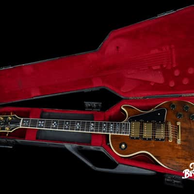 MINTY w/ 2nd Gen Chainsaw Case! 1977 Gibson Les Paul Artisan Walnut image 13