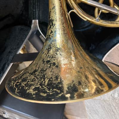 Yamaha YHR-561 Double French Horn with case and mouthpiece, Made in Japan image 10