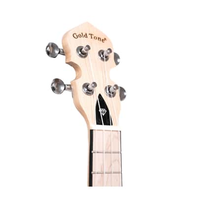Gold Tone Little Gem: See-Through Banjo-Ukuleles with Gig Bag (Diamond) image 6