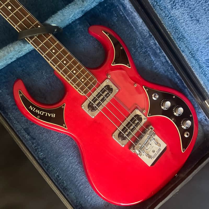 Burns Baldwin Baby Bison Bass - Clean and Original - with Burns Guitar Pickup - Original Case image 1