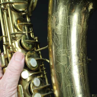 A Vintage 1950?Conn 6M ( Naked Lady) Alto Saxophone in a Hard Case   # 18 S image 7