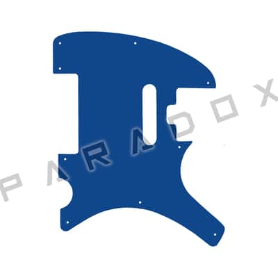 Custom Pickguard For 2005 - 2009 Made in America Parker Southern NiteFly - Blue/White/Blue .090" image 1