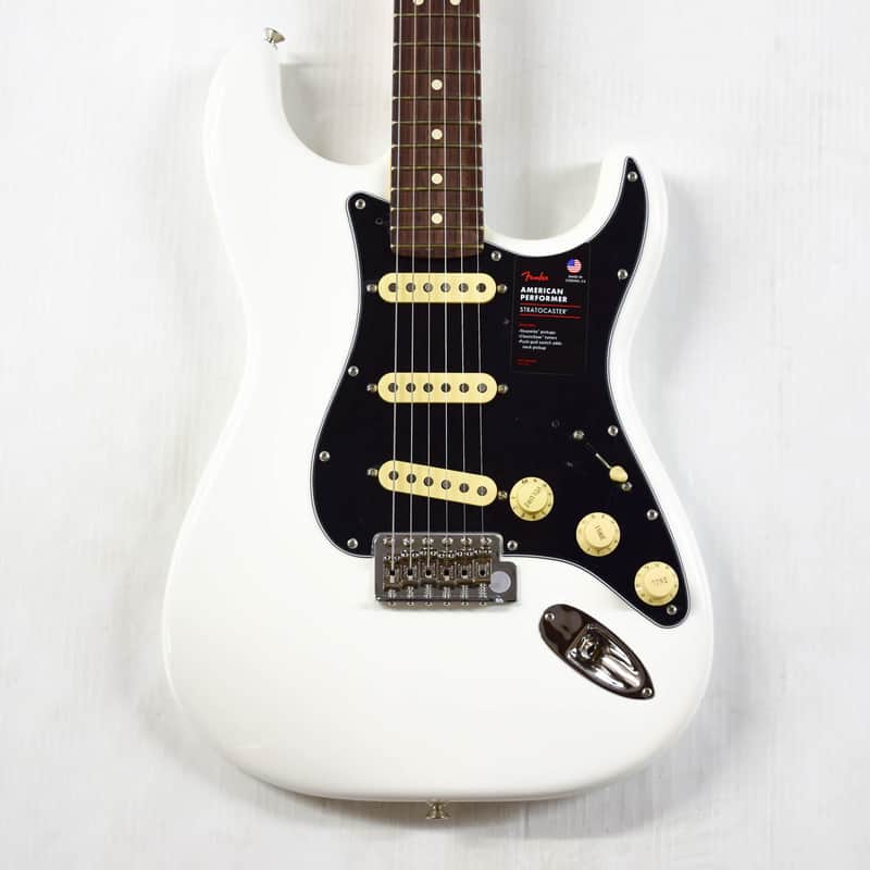 Fender American Performer Stratocaster with Rosewood Fretboard - Arctic White image 1