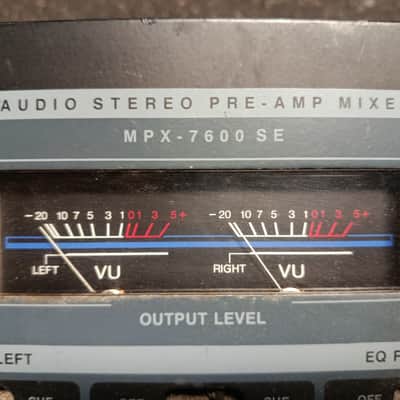 Monacor MPX-7600 SE 1990' - Black SuperDirty but working image 3