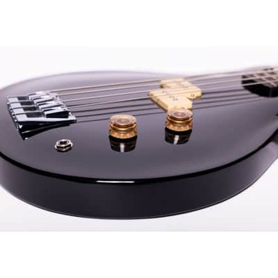 Washburn SB4B Scavenger Electric Bass Guitar Black image 8