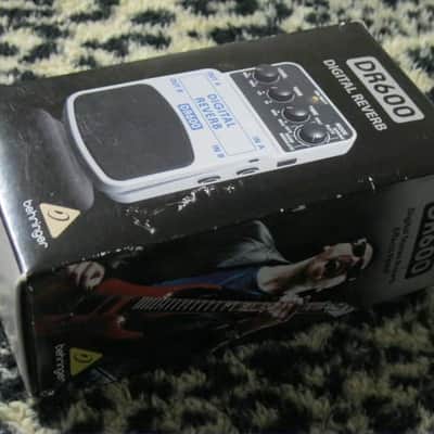 very near A+ (rarely used) Behringer DR600 Digital Reverb (Stereo), DR-600 + box, paperwork, battery, and strings image 17