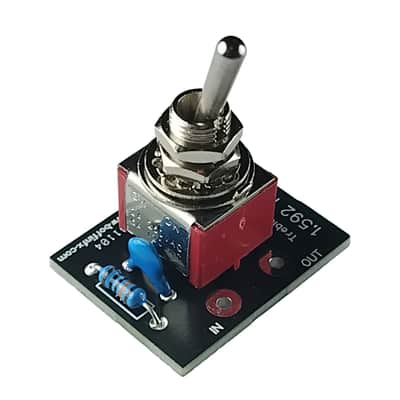 Boffin FX Guitar Treble Bleed Switch 1,592 Hz On/Off - High Output - Black image 5