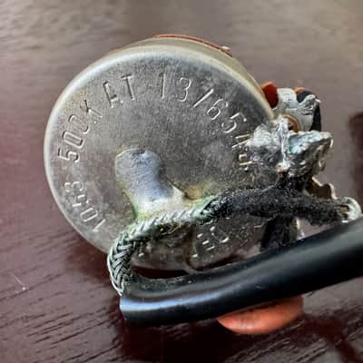 Gibson Vintage 1965 SG Junior Control Harness Pots Volume Tone Switch Jack 1966 1960's image 4