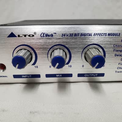 ALTO AVERB 24 X 32 BIT DIGITAL EFFECTS PROCESSOR #3088 GOOD USED WORKING CONDITION image 3