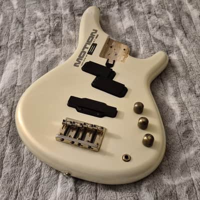 Yamaha Motion Bass MB-III PJ Super Edition 1987 Loaded Body - Vintage White - MIJ image 3