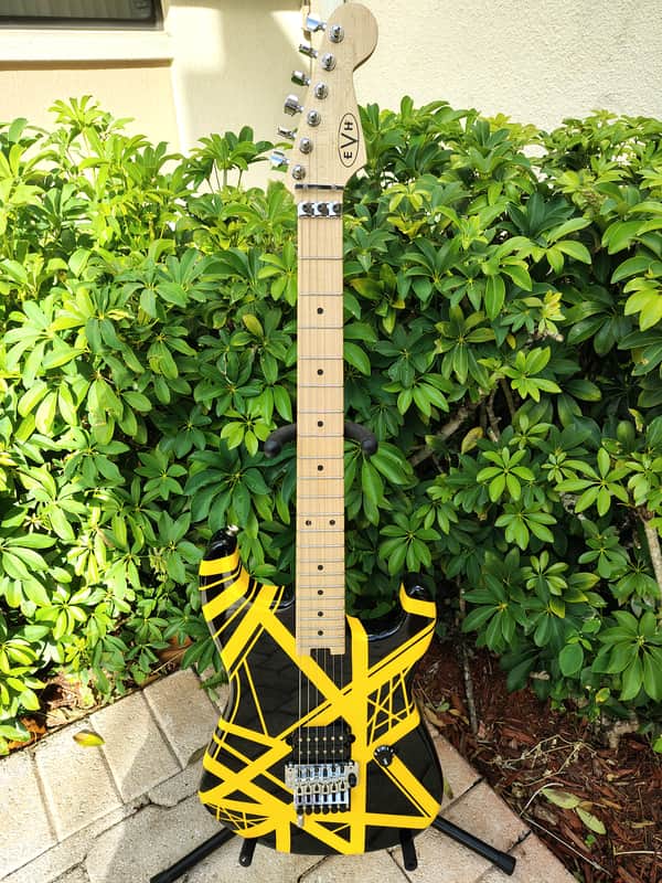 EVH Bumblebee Eddie Van Halen Black Yellow Striped Series *UNPLAYED* 2013 image 1