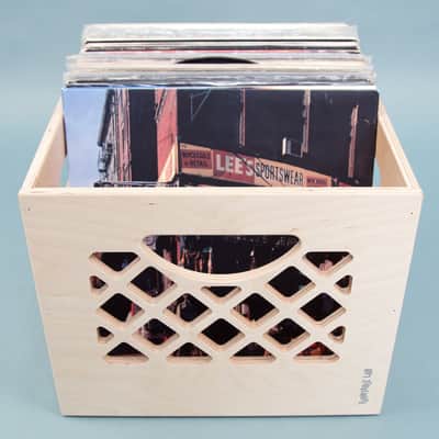 Turntable Lab: Classic Wooden Record Storage Crate image 2