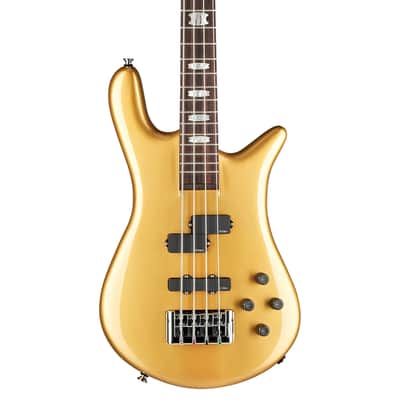 Spector Euro 4 Classic Bass Guitar - Metallic Gold image 9