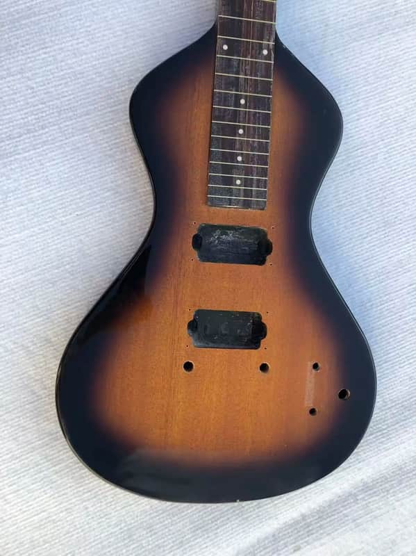 Hawaiian Slide Electric Guitar DIY Kit, Unfinished, 22 Frets image 1