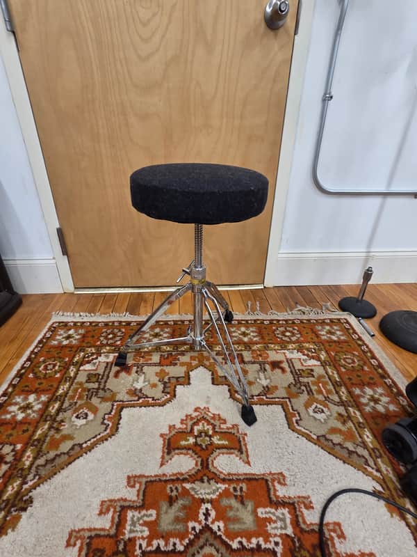 Pearl Drum Throne Double Braced Recovered 1980s image 1