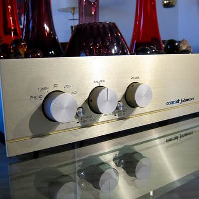 Vintage 1980s Conrad-Johnson PV-10 Tube Pre Amp Amplifier All Original Near Perfect Condition image 2