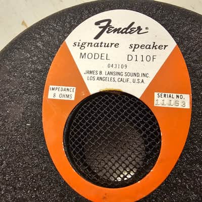 Fender JBL JBL D110F Speaker x 4 image 7