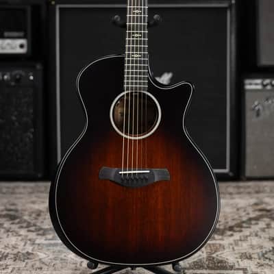 Taylor Next Generation Builders Edition 324ce Grand Auditorium Acoustic/Electric Guitar - Kona Burst with Hardshell Case image 3