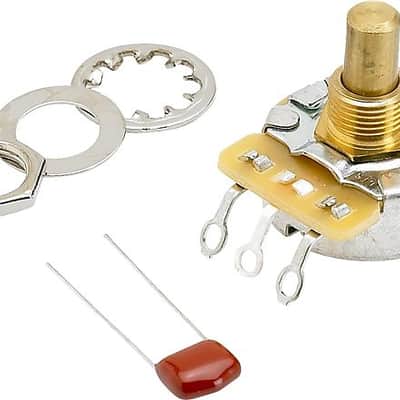 Fender 099-0833-000 250K Audio Taper No-Load Solid Shaft Volume / Tone Potentiometer