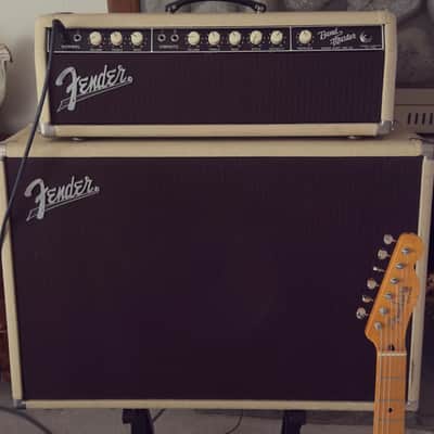 Fender Bandmaster 6G7-A 40-Watt 1x12" Piggyback Guitar Amp 1961 - Brown imagen 2