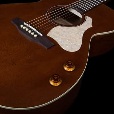 Art & Lutherie #047710 - LEGACY Havana Brown Q-Discrete Acoustic-Electric Guitar image 2