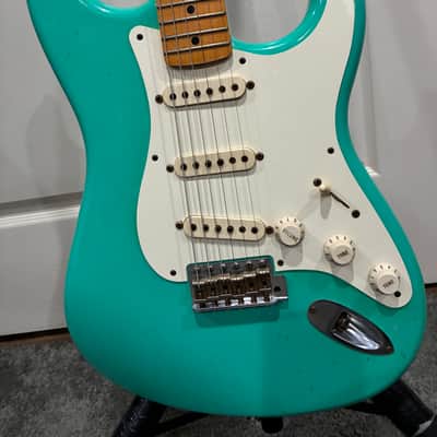 Fender Stratocaster Custom Shop 1956 Relic Sea Foam Green Nitro light Relic image 4