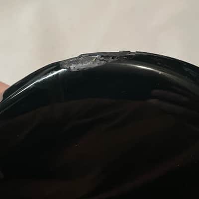 1990 USA Fender American Stratocaster Black Guitar Body 2 Post Tremolo Ready image 14