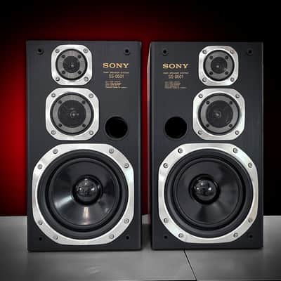 SONY SS-D501 Collector's Vintage Stereo Bookshelf Speakers image 3