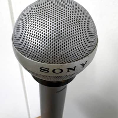 Sony F-113C ENG Field Microphone with AD-32 Wind Screen & Leather Case (Vintage) image 7