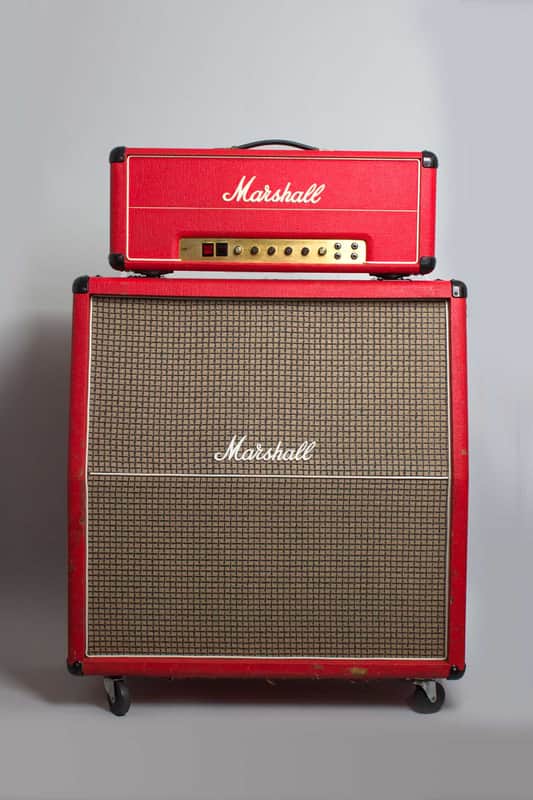 Marshall JMP Model 1959 Super Lead 100 Watt Mk II Tube Half Stack Amplifier (1977), ser. #SL-A 06765J. image 1