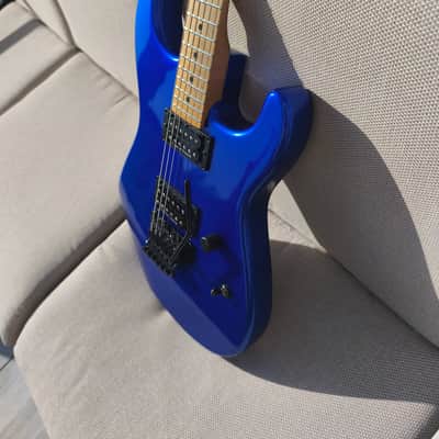 Charvel USA San Dimas Style 1 HH 2008 Candy Blue w/Hardshell Case image 2