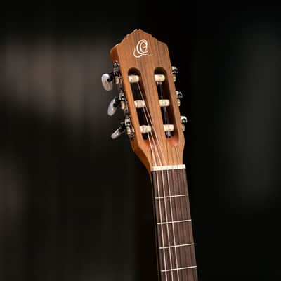 Ortega R122-7/8 Family Series Cedar Top Mahogany Neck 7/8-Size Nylon 6-String Classical Acoustic Guitar w/Gig Bag image 20
