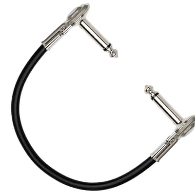 Hosa ‎IRG-100.5 2026 - Hosa IRG-100.5 Low-Profile Right Angle Guitar Patch Cable, 6 Inch (Pack of 2) image 1