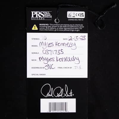 PRS Myles Kennedy Signature Antique Natural 2023 (0371735) image 9