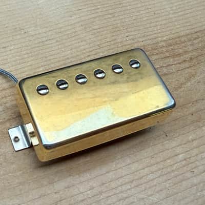 Vintage Gibson #1 Alnico V Humbucker Pickup - Gold image 3