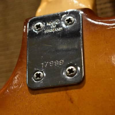 Vintage 1960s Wilson Watkins Rapier 22 Original WEM Sunburst Electric Guitar image 10