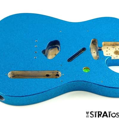 Fender J Mascis Tele BODY Telecaster Guitar, Sparkle Bottle Rocket Blue Flake image 1